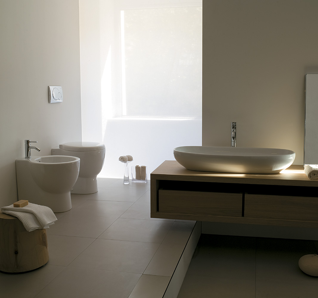 Sanitari bagno el1 2 lavabo appoggio for Sanitari bagno