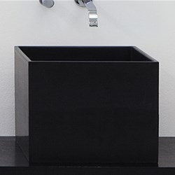 Lavabo in Crystal-Tech 31,5 Nero Box