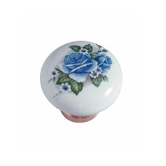 Pomello in ceramica &#248;31 con fiore