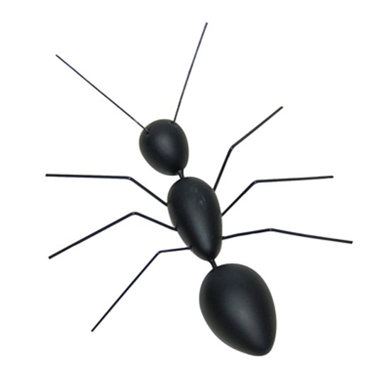 Magnete formica in resina nero
