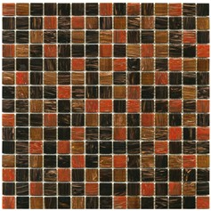 Mosaico Glass Classic mix gold brown
