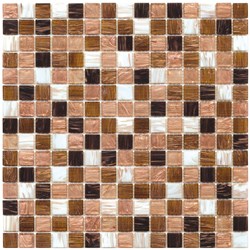Mosaico Glass Classic mix gold light brown