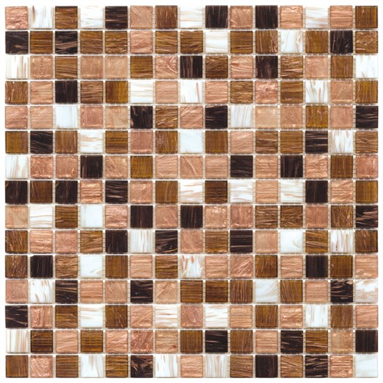 Mosaico Glass Classic mix gold light brown