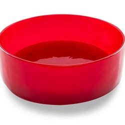 Lavandino in resina rossa Jelly ø 40x13h cm