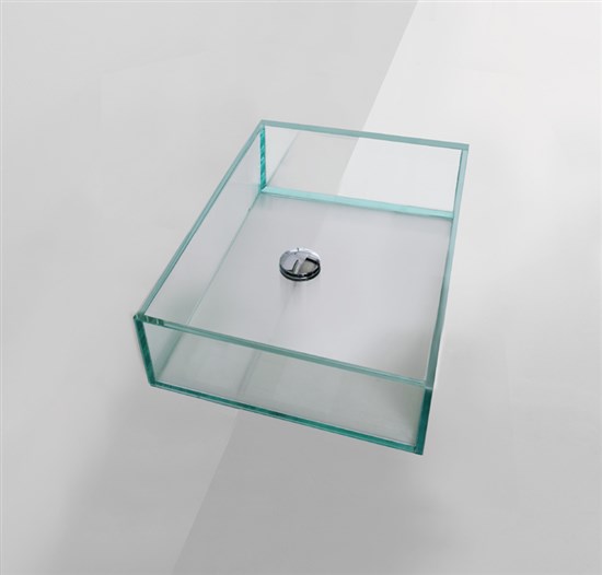 Lavabo vetro 60x35,5 cm Glass