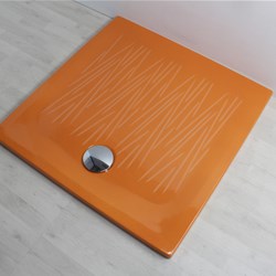 Piatto doccia Filo 90x90 arancio