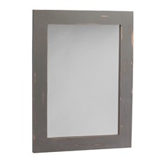 Specchio bagno City Chalet grigio 60x80 cm