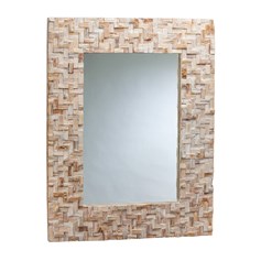 Specchio rettangolare Cross White 70x90 cm