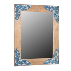 Specchio intarsiato da bagno 90x70 cm