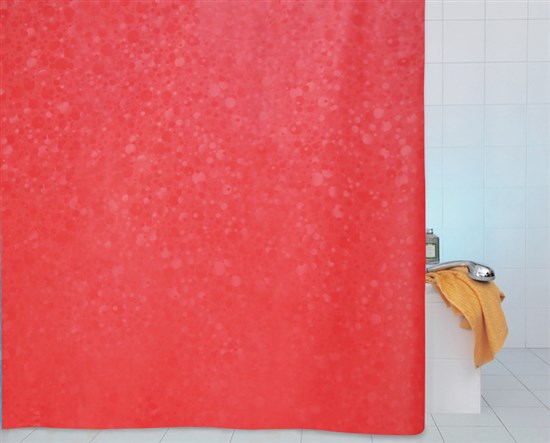Tenda doccia Sirio rosso 180x200