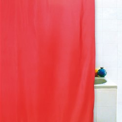 Tenda doccia rossa 240x200